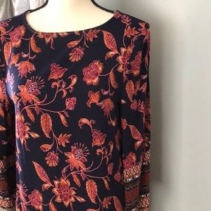Beach Lunch Lounge Paisley Print Dress- S